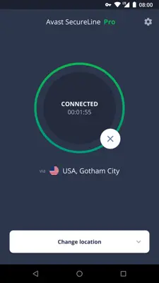Avast SecureLine android App screenshot 2