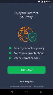 Avast SecureLine android App screenshot 4